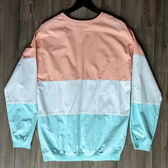 Rare Vintage 80s Coors Light Pastel Long Sleeve Sailing Shirt Size M - Picture 3 of 8